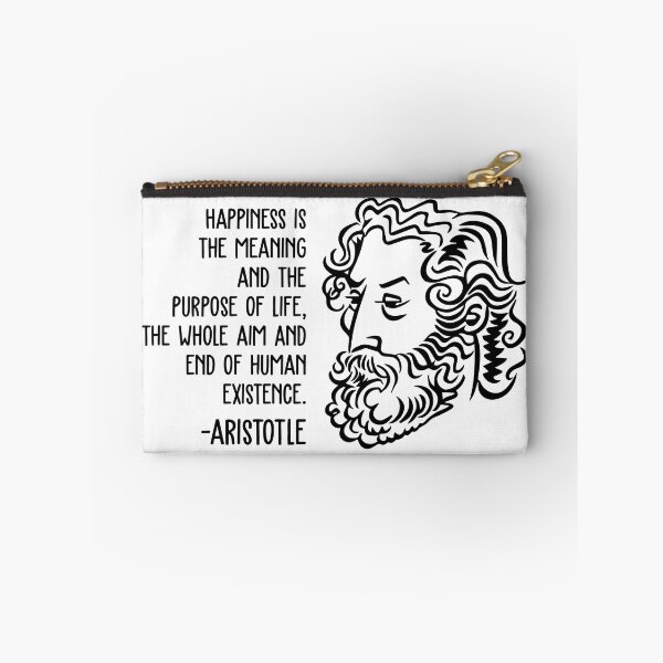 Item preview, Aristotle Wisdom Quotes - Happiness designed and sold by CMTees.