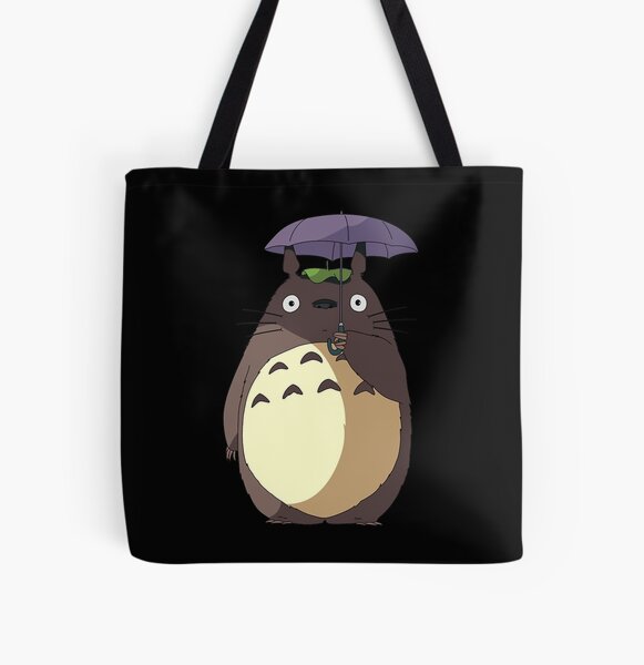 Large Tote Bag Sad Girl Bad Girl Anime Waifu Babe Grocery 