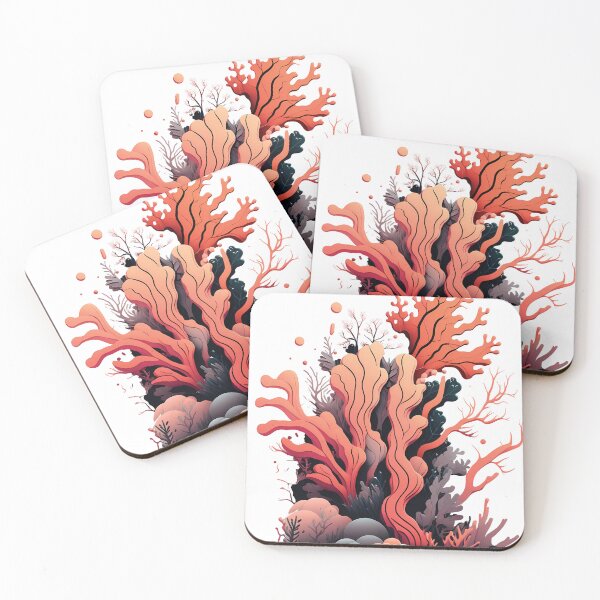 Item preview, Coral Reefs, Vibrant Colors and Intricate Shapes designed and sold by MVDigitalArt.