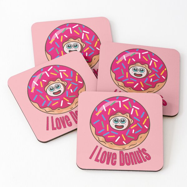 Item preview, I Love Donuts | Food love illustration  designed and sold by Everyday_wonder .