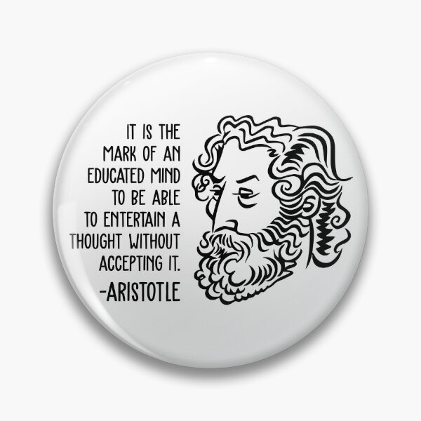 Item preview, Aristotle Wisdom Quotes - Educated Mind designed and sold by CMTees.