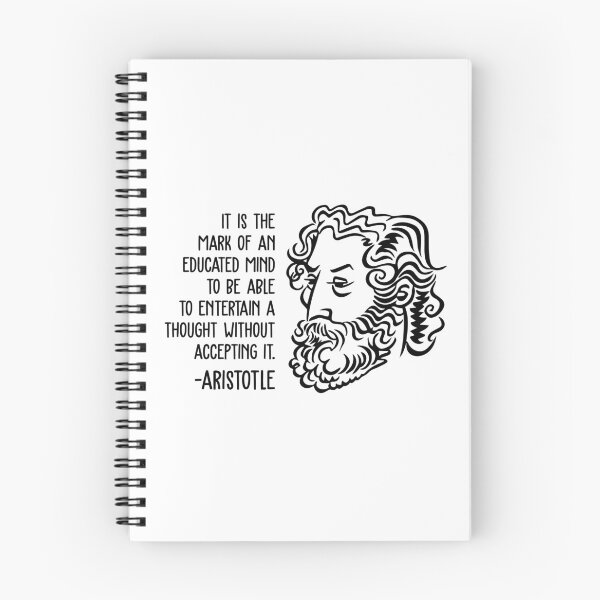 Item preview, Aristotle Wisdom Quotes - Educated Mind designed and sold by CMTees.