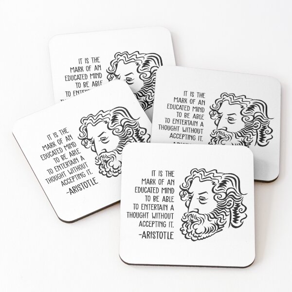 Item preview, Aristotle Wisdom Quotes - Educated Mind designed and sold by CMTees.