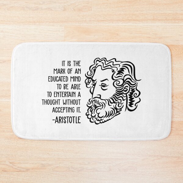 Item preview, Aristotle Wisdom Quotes - Educated Mind designed and sold by CMTees.