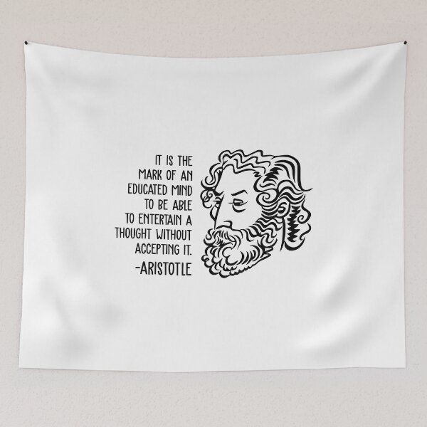 Item preview, Aristotle Wisdom Quotes - Educated Mind designed and sold by CMTees.