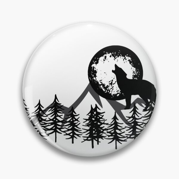 Item preview, Howling Wolf on a Mountain designed and sold by LunarDogs.