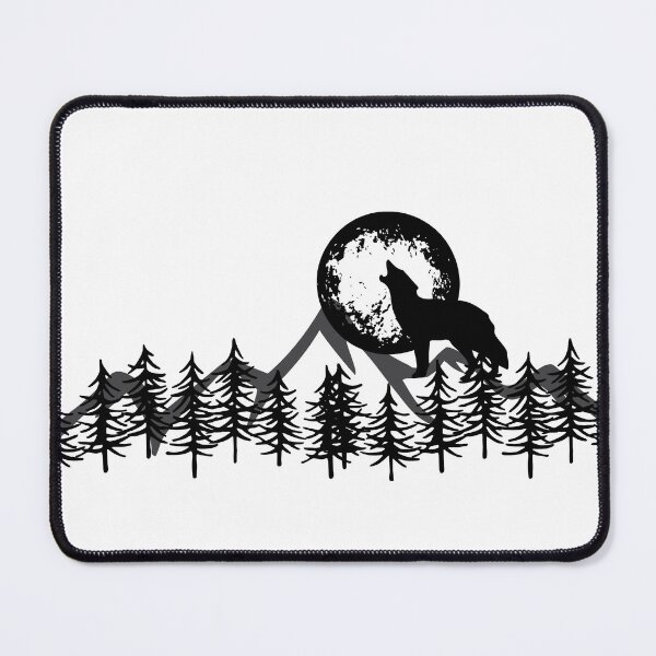 Item preview, Howling Wolf on a Mountain designed and sold by LunarDogs.