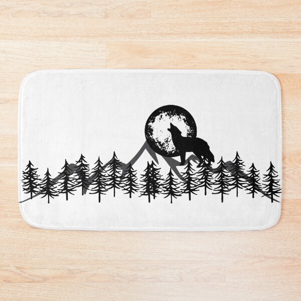 Item preview, Howling Wolf on a Mountain designed and sold by LunarDogs.