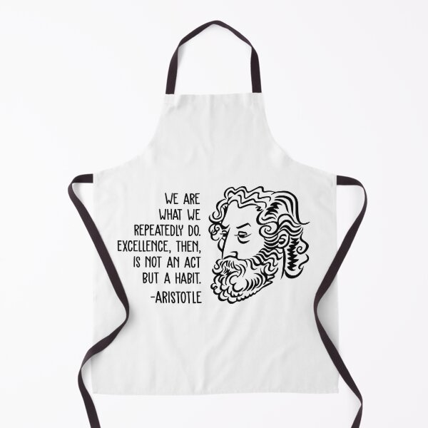 Item preview, Aristotle Wisdom Quotes - Excellence is a Habit designed and sold by CMTees.