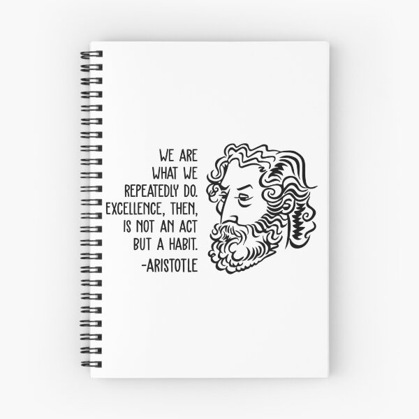 Item preview, Aristotle Wisdom Quotes - Excellence is a Habit designed and sold by CMTees.