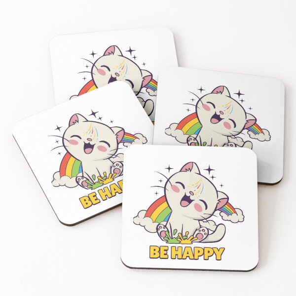 Item preview, Be happy kawaii cute designed and sold by Lakki-s.