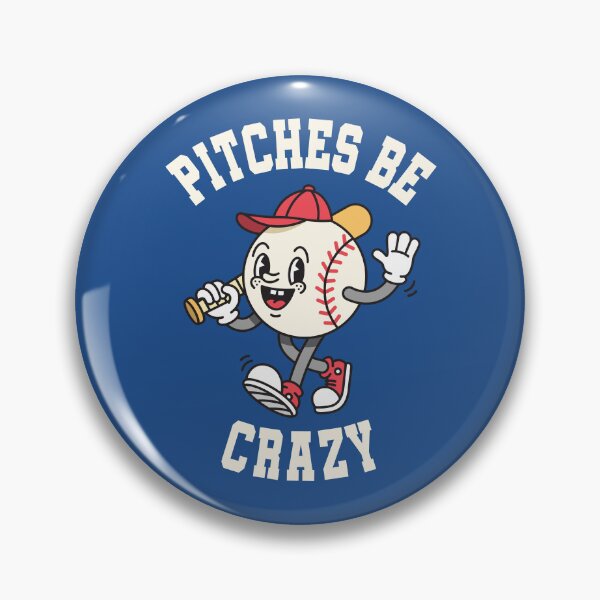 Item preview, Funny Vintage Baseball Artwork: Pitches Be Crazy! designed and sold by hadleyfoo.