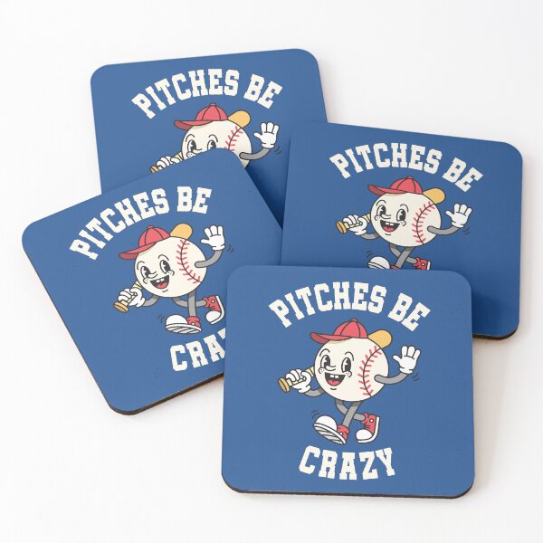 Item preview, Funny Vintage Baseball Artwork: Pitches Be Crazy! designed and sold by hadleyfoo.