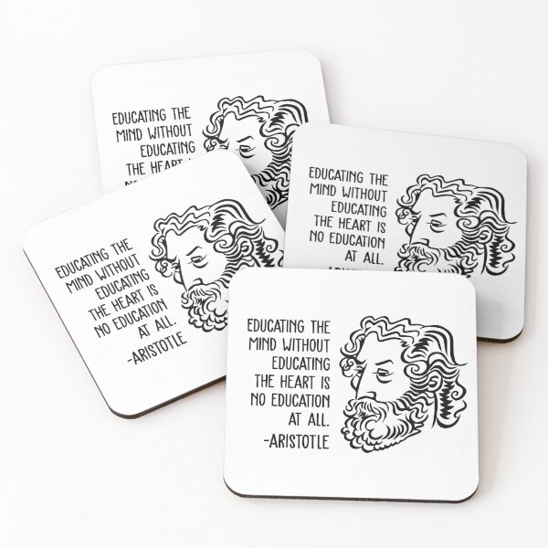 Item preview, Aristotle Wisdom Quotes - Educating the Heart designed and sold by CMTees.