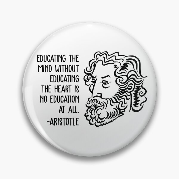Item preview, Aristotle Wisdom Quotes - Educating the Heart designed and sold by CMTees.