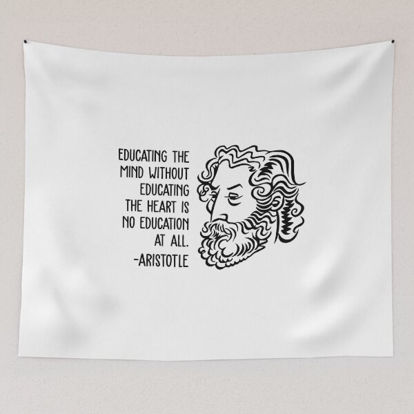 Item preview, Aristotle Wisdom Quotes - Educating the Heart designed and sold by CMTees.