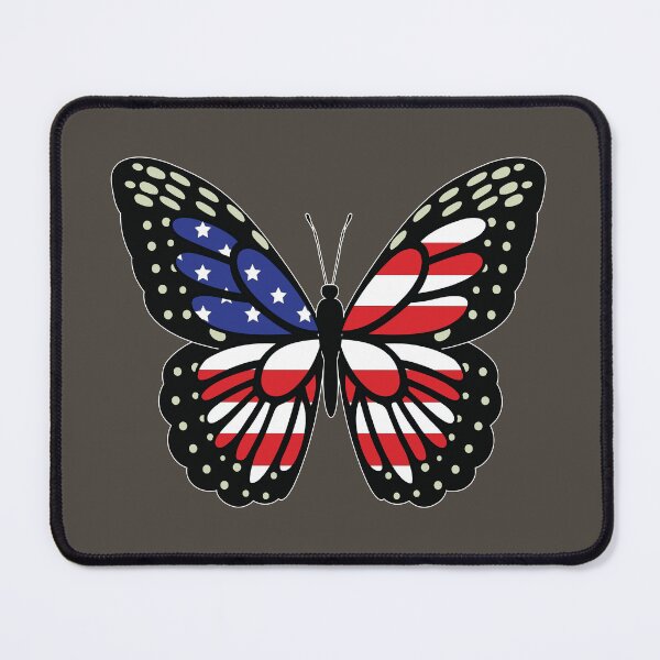 Item preview, American flag on a monarch butterfly  designed and sold by Donutlovers.