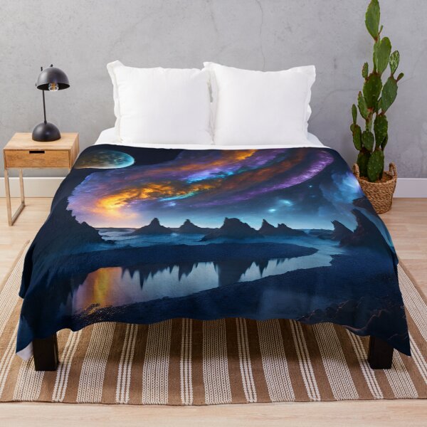 Item preview, Starseed Journey: Intricate Abstract Watercolor in 4K - Cosmic Cradle Art designed and sold by ElLocoMus.