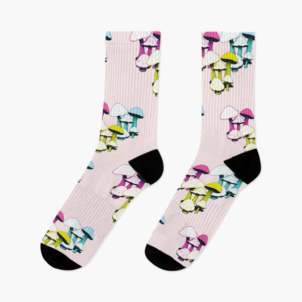 Item preview, Cute Mushroom Pattern in Triadic designed and sold by PixelChameleon.
