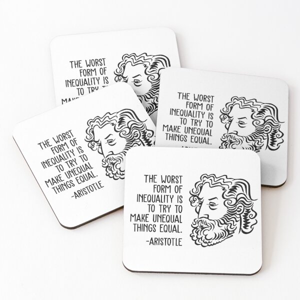 Item preview, Aristotle Wisdom Quotes - Inequality designed and sold by CMTees.