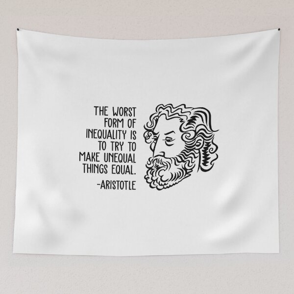Item preview, Aristotle Wisdom Quotes - Inequality designed and sold by CMTees.
