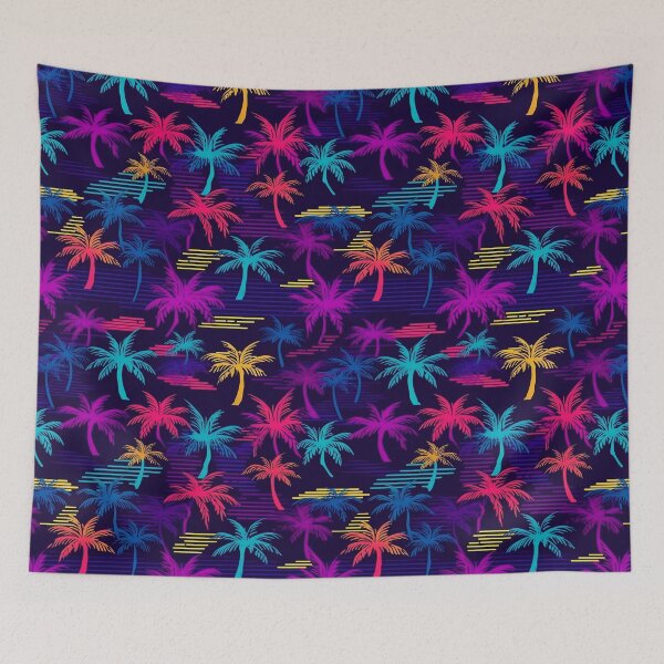 Item preview, Tropical Neon Palm Trees 2 designed and sold by ValiTheGod.