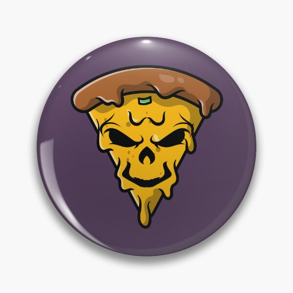 Item preview, Pizza slice skull head  designed and sold by Donutlovers.