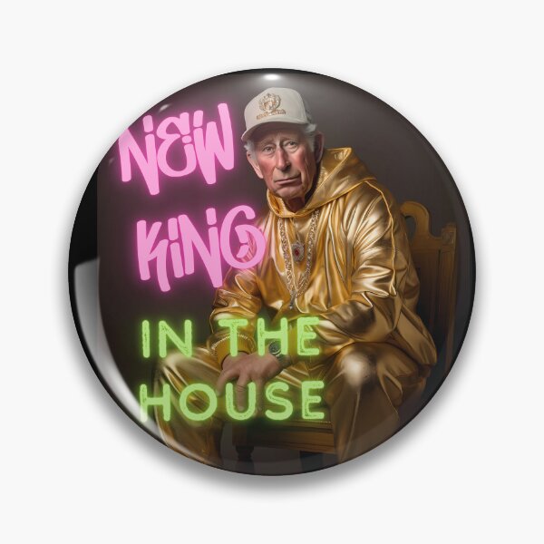 Item preview, New King in the house - King Charles III - funny - Rapper designed and sold by Loffartdesign.