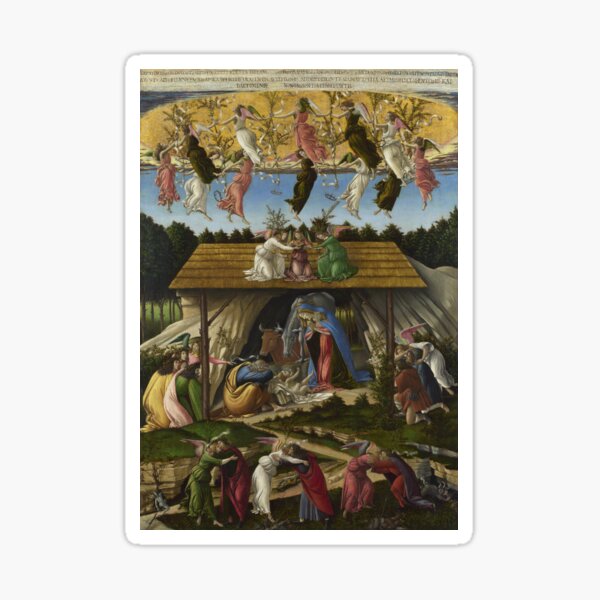 Item preview, Mystic Nativity | Sandro Botticelli | 1500 Renaissance Biblical Art designed and sold by CJET.