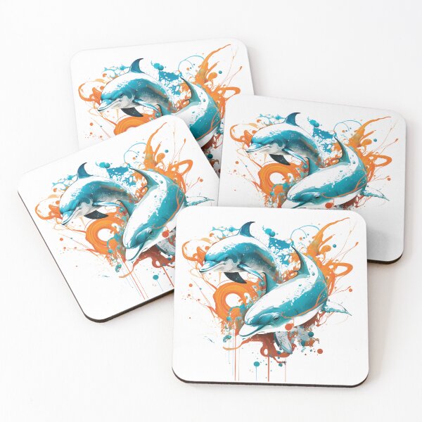 Artikelvorschau, Dolphins, Intelligent, Playful and Friendly Mammals entworfen und verkauft von MVDigitalArt.
