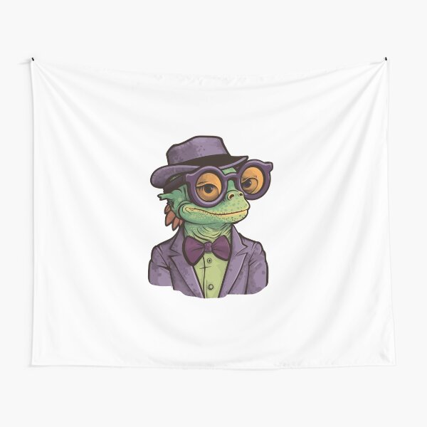 Chamaleon the Business Man Tapestry