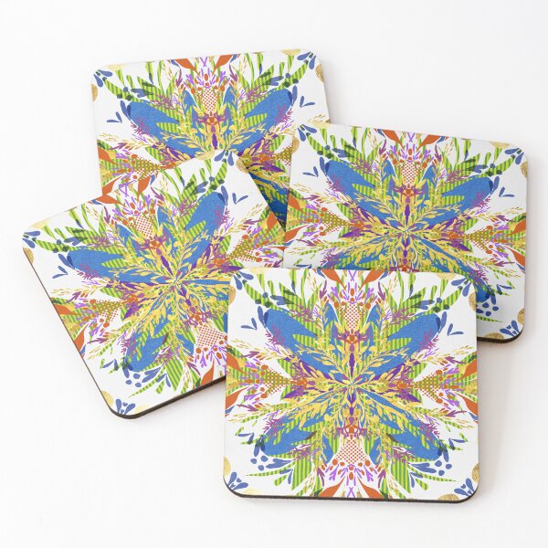 Item preview, Blue Gold Burst designed and sold by MamesMessyArt.