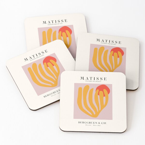 Item preview, Matisse Papiers Découpés Blush Yellow Red designed and sold by ahumbleconcept.