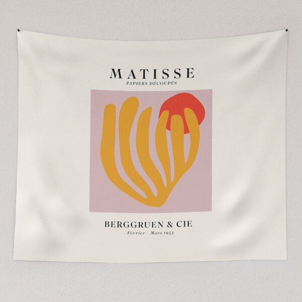 Item preview, Matisse Papiers Découpés Blush Yellow Red designed and sold by ahumbleconcept.
