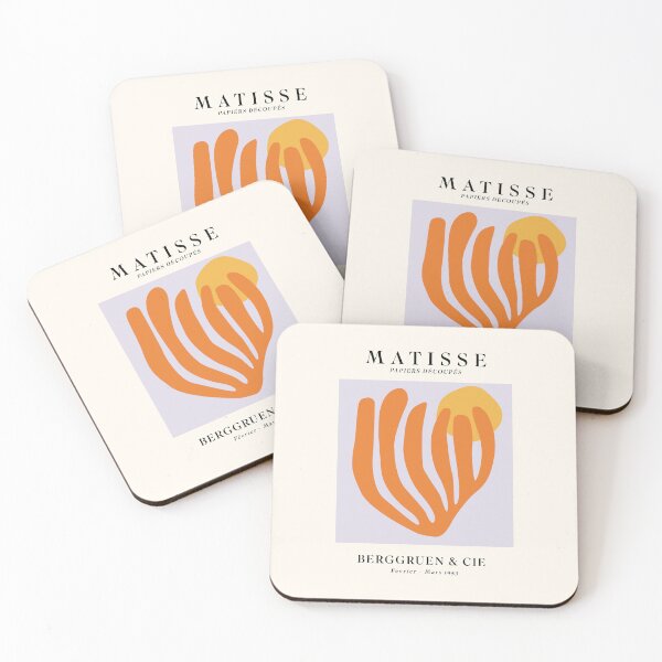 Item preview, Matisse Papiers Découpés Purple Orange Yellow designed and sold by ahumbleconcept.