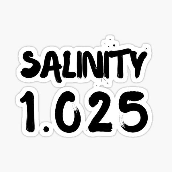 Item preview, Nano Reef Tank Salinity 1.025 designed and sold by ReefloversNation.