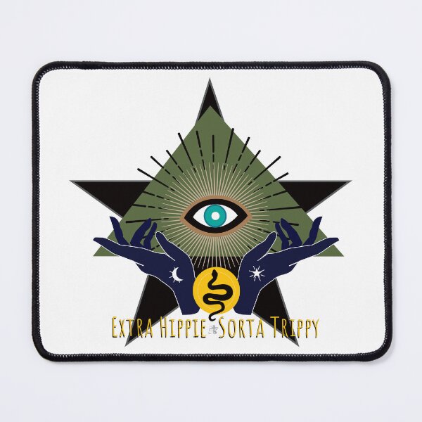 Item preview, Extra Hippie Sorta Trippy Pyramid art designed and sold by ArtDoor54.