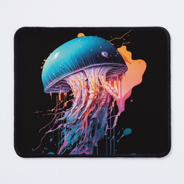 Item preview, Jellyfish, transparent Bodies with Trailing Tentacles designed and sold by MVDigitalArt.