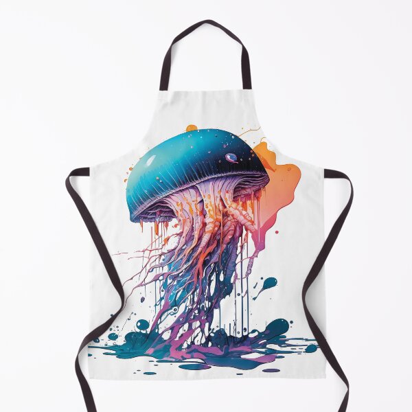 Item preview, Jellyfish, transparent Bodies with Trailing Tentacles designed and sold by MVDigitalArt.