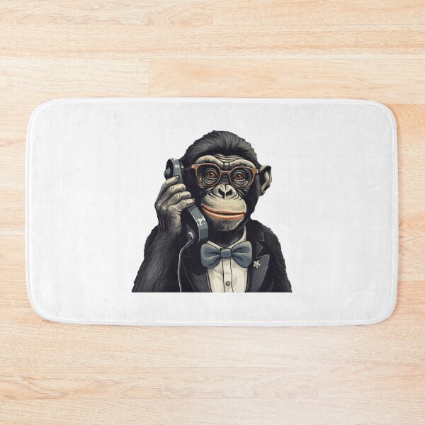 Item preview, Chimpanzee the Businessman designed and sold by Ayzenstickers.