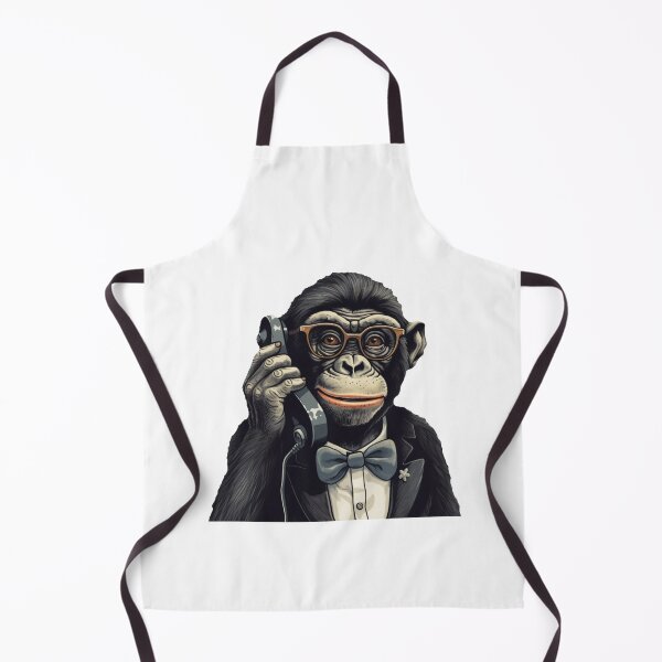 Item preview, Chimpanzee the Businessman designed and sold by Ayzenstickers.