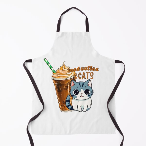 Item preview, Cat and iced coffee designed and sold by SushiAnn.