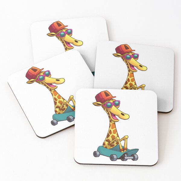 Item preview, Giraffe the Hipster designed and sold by Ayzenstickers.
