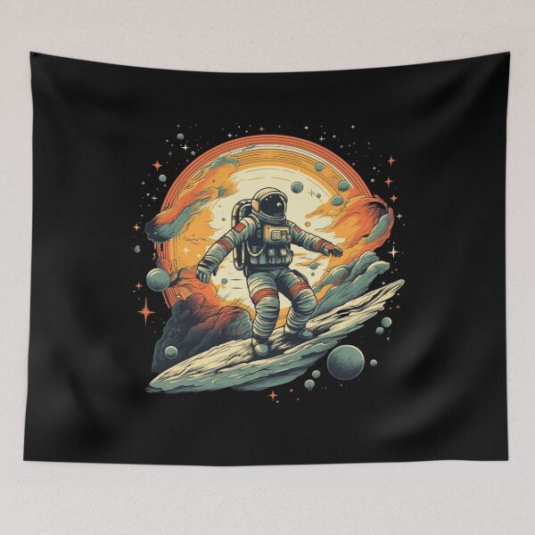 Item preview, Surfing the Cosmos - Astronaut's Epic Ride designed and sold by Adam Arts.