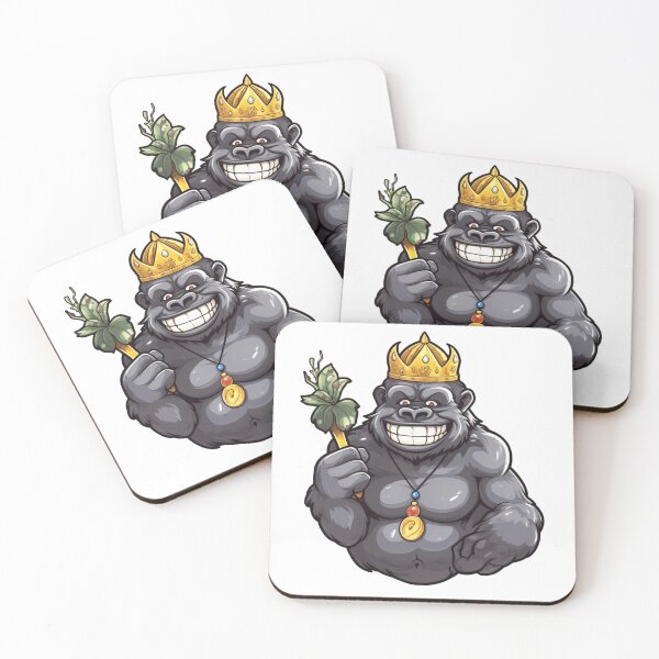 Item preview, Gorilla the King of Wild designed and sold by Ayzenstickers.