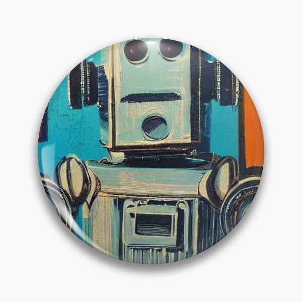 Item preview, A vintage robot from another world | retro aesthetic  designed and sold by spinolator.