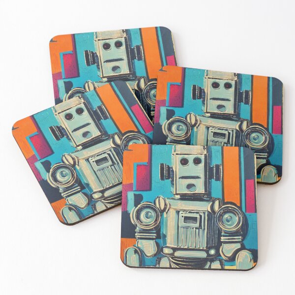 Item preview, A vintage robot from another world | retro aesthetic  designed and sold by spinolator.