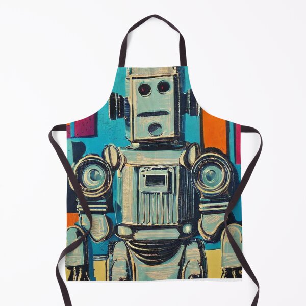Item preview, A vintage robot from another world | retro aesthetic designed and sold by spinolator.