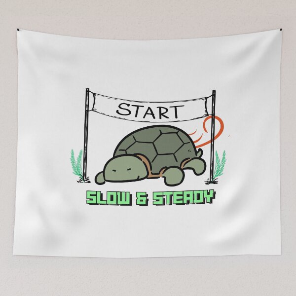 Item preview, Turtle "Slow and Steady" designed and sold by MEGAEYNAS.