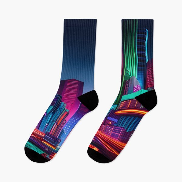 Item preview, Neon Night Cityscape 002 designed and sold by tpixx.